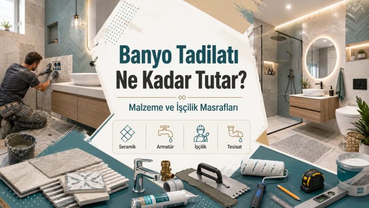 Banyo Tadilatı Ne Kadar Tutar? Malzeme ve İşçilik Masrafları