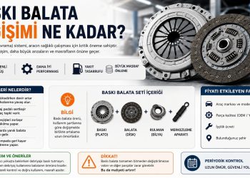 Baskı Balata Değişimi Ne Kadar? Belirtiler ve Fiyatlar