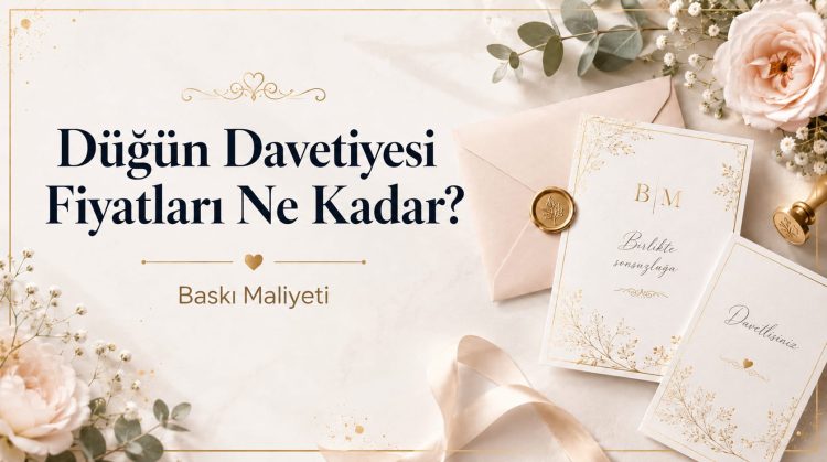 Düğün Davetiyesi Fiyatları Ne Kadar? Baskı Maliyeti