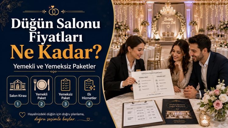 Düğün Salonu Fiyatları Ne Kadar? Yemekli ve Yemeksiz Paketler