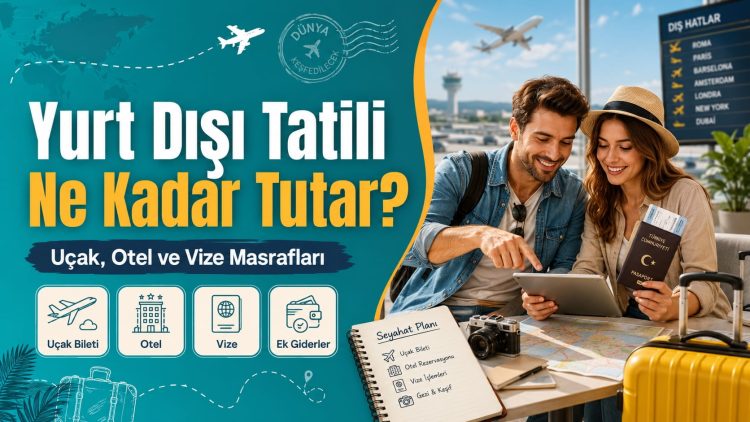 Yurt Dışı Tatili Ne Kadar Tutar? Uçak, Otel ve Vize Masrafları